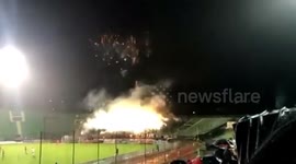 Sarajevo Ultras unleash fireworks at 30th anniversary game