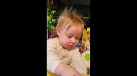 Baby tries lemon for the first time, Best reaction!