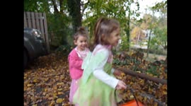 over-sugared kids do a Halloween candy dance