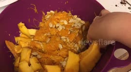 Hack for Cleaning Seeds From Pumpkin