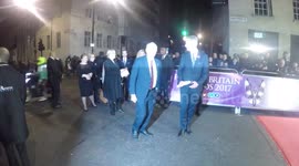 Theresa May, Prince William and Jeremy Corbyn arrive at Pride Of Britain Awards