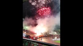 BEST FOOTAGE: Sarajevo Ultras unleash fireworks at 30th anniversary game