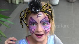 shiny face halloween spider