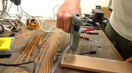 How to make a cool LED nightlight from an oak pallet