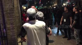 SXSW fight on 6th Street as seen March 19th, 2015.