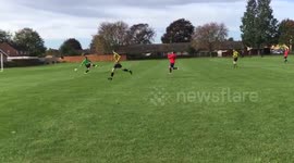Hilarious missed clearing shot