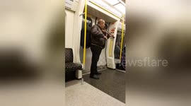 Newsflare Edit - violinist plays despacito on london underground
