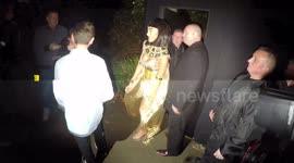 Ed Sheeran and Nicole Scherzinger at Jonathan Ross Halloween party