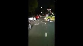 ORIGINAL: Youths filmed attacking car in west London