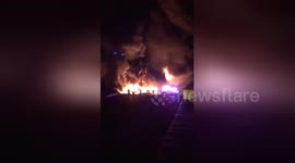 Newsflare Edit - 400 truck fire  https://t.co/sJBlJG6XMO