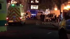 Heavy police presence at scene of Covent Garden taxi incident