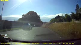 Undertaking UK driver rolls Mini Cooper