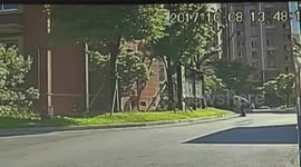 苏州   苏城一小区飘下大把百元大钞