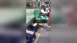 People already queue for iPhone X in Sydney