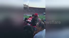 Newsflare Edit - LA Rams and Kansas City Chief Fans Fight - SnapChat Story Version