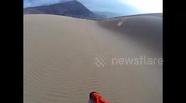 Sandboarding in Planet Mars