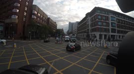 Leeds Wellington Street Traffic Time Lapse