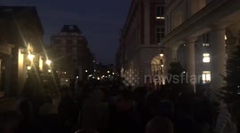 Crowd queues all night to get iPhone X at Covent Garden