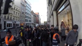 iPhone x Launch At Regents Street Apple Store