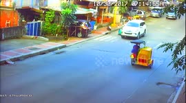 Shocking CCTV footage of man knocked over in hit-and-run