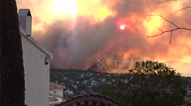Cumbre Del Sol forest fires 04.09.2016