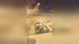 Newsflare Edit - Qatar airways-Damage luggage