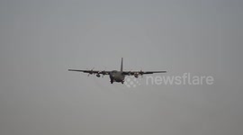 Hercules C-130 landing