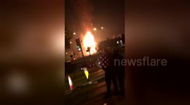 Newsflare Edit - Fire at the Canning Town outdoor adventure park. https://t.co/41SzGKdAZo