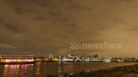 Beautiful Fireworks Timelapse on the River Thames