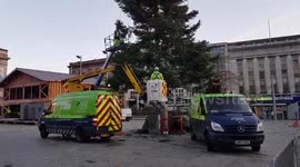 Nottingham preparations for Christmas
