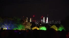 Battersea Power Station And Fireworks