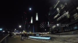 Battersea Power Station Gets Lights Switched Back On