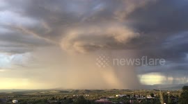 Dramatic real-time video of an epic monsoon storm in Arizona