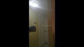 Wife hit husban with nerf gun
