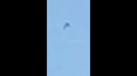 Ship Shaped Obeject filmed floating above East London