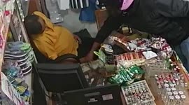 Stealing when the shopkeeper fall asleep