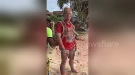 Newsflare Edit - ARCHIVE: Australian businessman, 70, falls to his death while parasailing