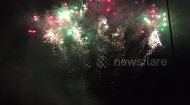 Fireworks night in Aberystwyth Rugby Club