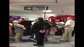 Lady Passenger Goes Crazy Over Airline Losing her Luggage at Toronto Pearson Airport