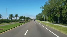 Strange Fog is covering Clearwater Beach