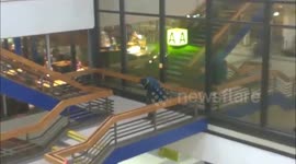 Drunk bum at Berlin airport