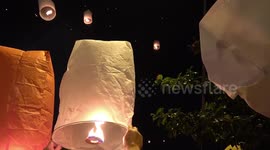 Aircraft disrupted by lantern festival