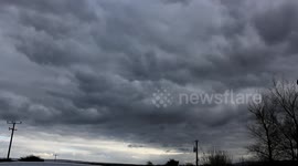 Storm cell passing over March 2017