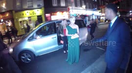 Lysette Anthony and Nicole Barber Lane arrive at the Inside Soap Awards