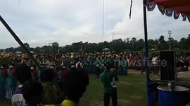 Santali dance.traditional village festival