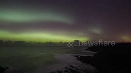 Aurora Borealis Time Lapse At Causeway Coast!