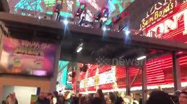 Only In Vegas Crazy Dancer on Fremont Street