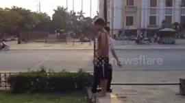 Funny Parkour Fail