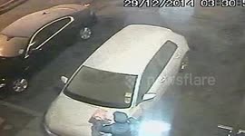 Woman catches nighmare boss scrawling the word 'bitch' on her car