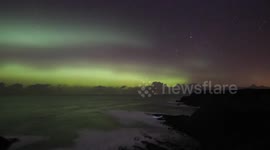 Aurora Borealis puts on spectacular display over Northern Ireland